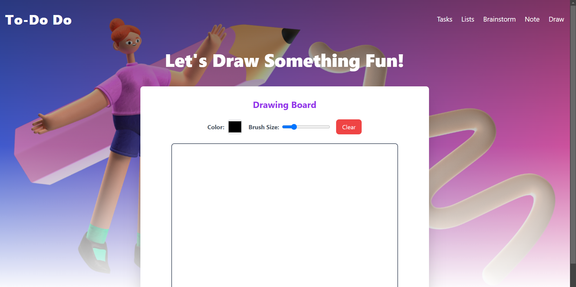 To-Do App Full-Stack Project Screenshot 1